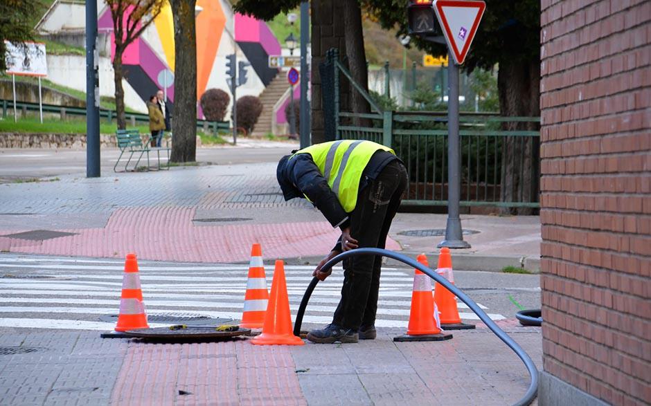 travaux assainissement Angerville